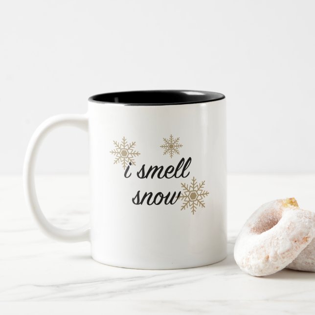 Je Sens La Mug De Café À Feu De Neige (Avec donut)