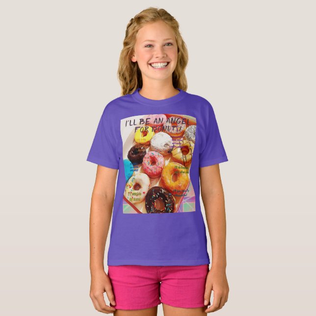 Je serai un ange pour la crème glacée - T-shirt HA (Devant entier)