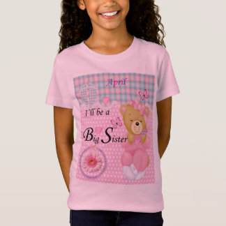 Je serai une grande soeur, t-shirt April Girls