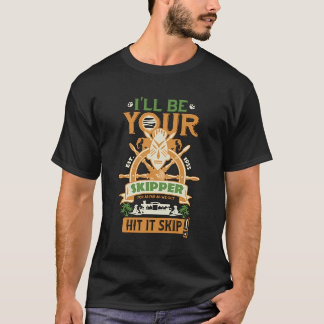 Je Serai Votre T-Shirt De Skipper Pour Vacation Ad (Devant)