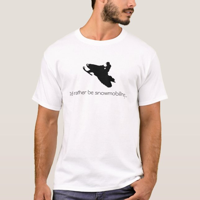 Je snowmobiling plutôt… le T-shirt (Devant)