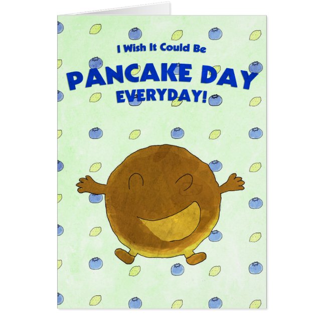 Je souhaite que ce pourrait être jour de crêpe (Devant)