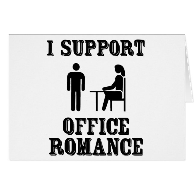 Je soutiens la romance de bureau (Devant horizontal)