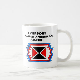 JE SOUTIENS LA TASSE DE CAFÉ DE DROITS DE NATIF