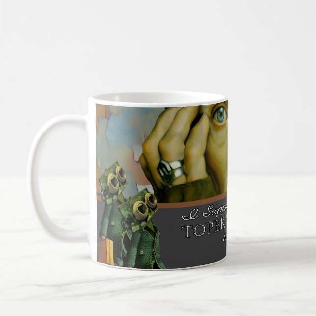 Je soutiens la tasse de la Topeka Art Guild (Gauche)