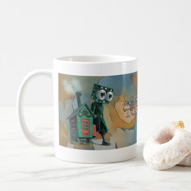 Je soutiens la tasse de la Topeka Art Guild (Avec donut)