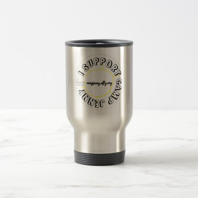 Je soutiens la tasse de voyage de CJ (Centre)