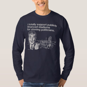 Je soutiens le T-shirt public de stades