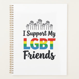 Je soutiens mes amis LGBT Vectoriel de Fierté Arc-