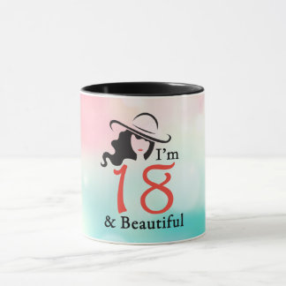 Je suis 18 et belle tasse - LRG