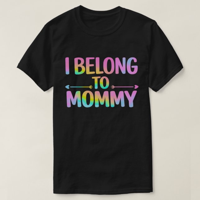 Je suis à Maman - T-Shirt avec un design de bébé m (Design devant)