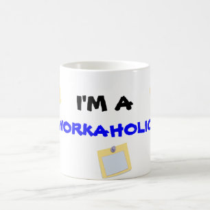 Je suis A, tasse de BOURREAU DE TRAVAIL