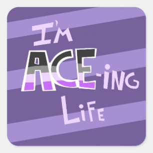 Je suis ACE=ing Life Stickers
