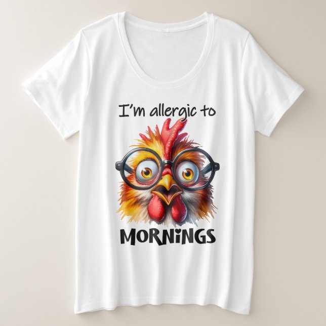 Je suis allergique aux matins ! (Design devant)