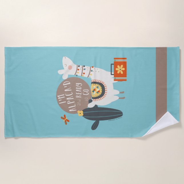 Je suis Alpaca'd et prépare pour aller serviette (Devant)