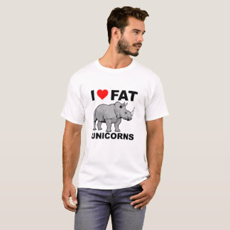 Je suis amoureux de la licorne rhino grosse Tshirt