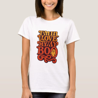 Je suis amoureux de mon design de t-shirt boo