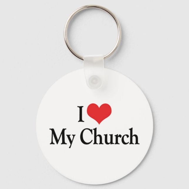 Je suis amoureux de mon porte-clés d'église (Recto)