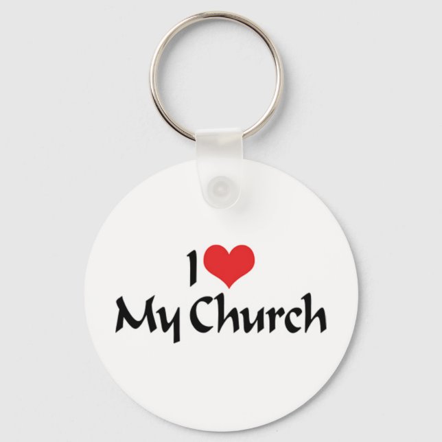 Je suis amoureux de mon porte-clés d'église (Recto)