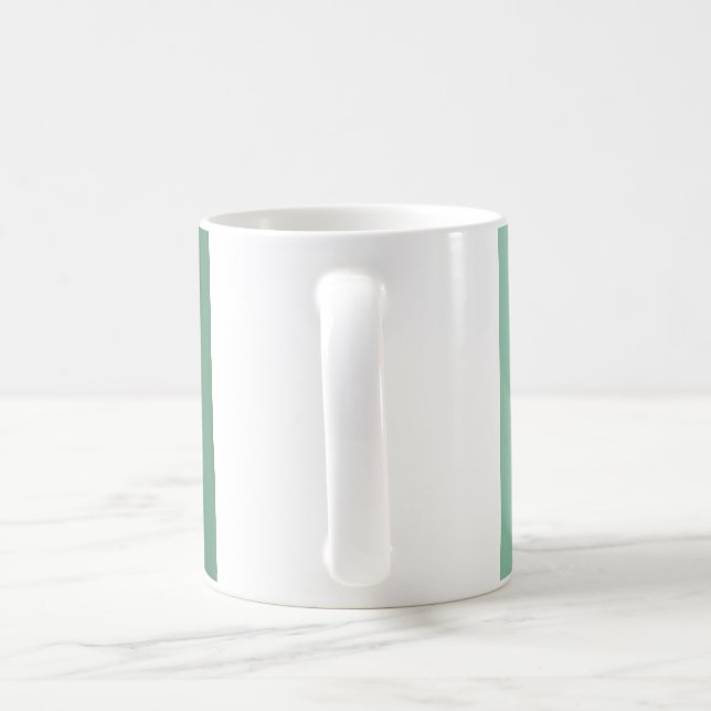 "Je Suis Assez" Mug Classique | Vert sage (Poignée)