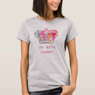 Je suis avec Harry - T-shirt royal Meghan