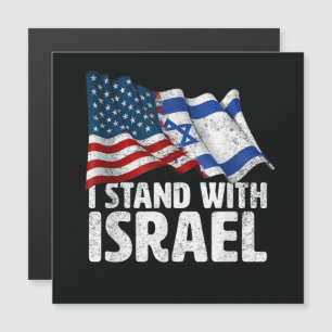 Je suis avec Israël Drapeau américain USA