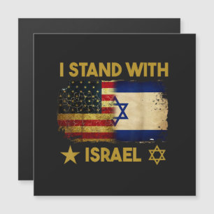 Je suis avec Israël Drapeau Amérique
