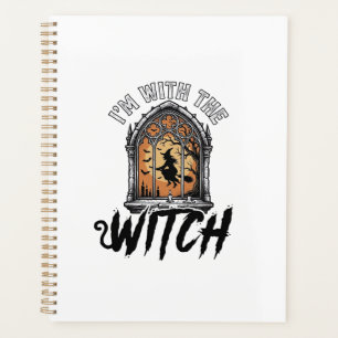 Je Suis Avec La Sorcière Vintage Halloween