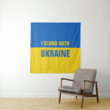 Je Suis Avec La Tapisserie De L'Ukraine