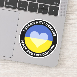 Je suis avec le Sticker anti-guerre ukrainien