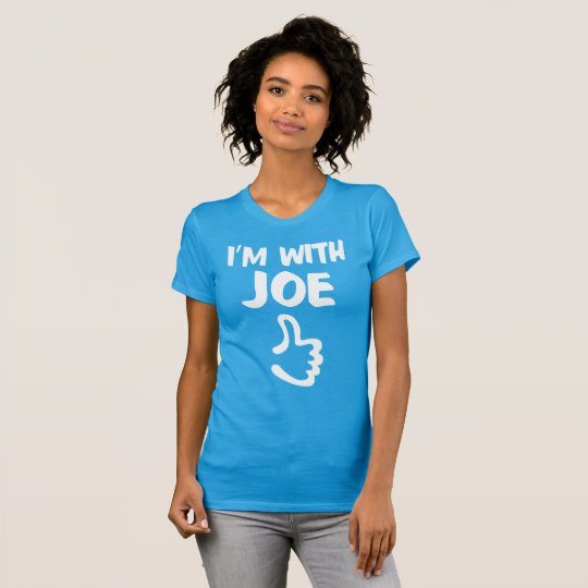 Je suis avec le T-shirt fin du Jersey des femmes