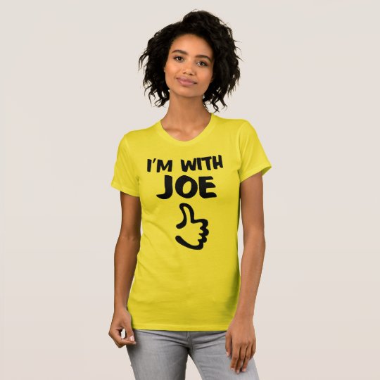 Je suis avec le T-shirt fin du Jersey des femmes