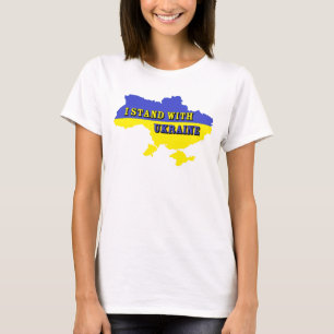 JE SUIS AVEC LE T-shirt UKRAINE