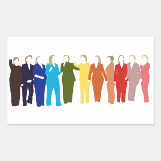 Je suis avec son Sticker Arc-en-ciel