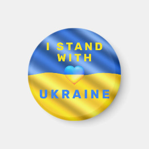 Je Suis Avec Ukraine Magnet Support Liberté