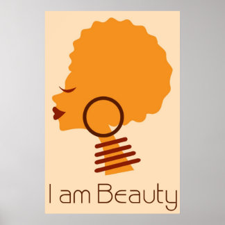 Je suis Beauty Natural Hair Poster