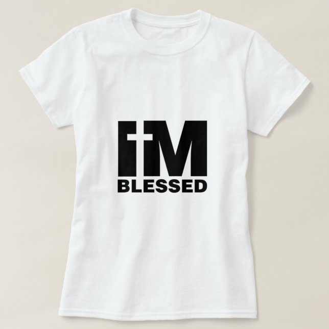 Je suis bienheureux T-shirt (Design devant)