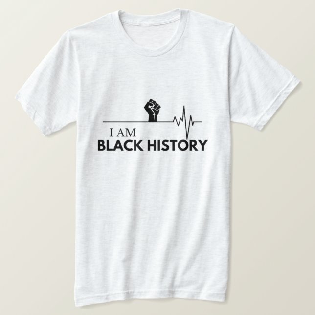 Je suis Black History T-Shirt (Design devant)