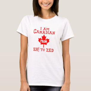  Je suis Canadien de Eh! à Zed - T-Shirt