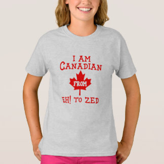  Je suis Canadien de Eh! à Zed - T-shirt enfant