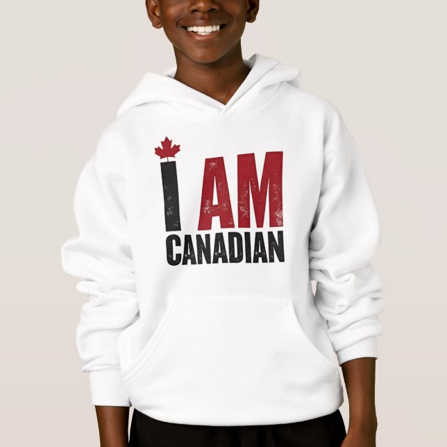 Je suis Canadien - Déclaration patriotique et feui (Devant)