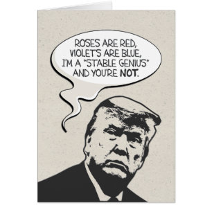 "Je suis carte d'anniversaire de Donald Trump d'un