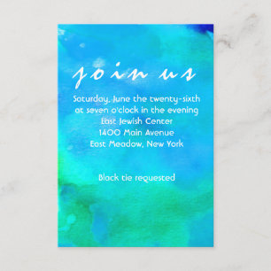 Je suis carte de réception de bat mitzvah