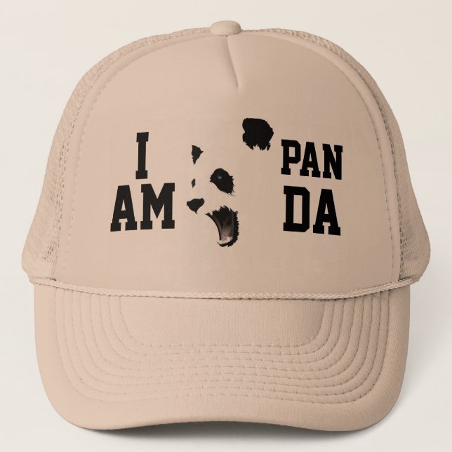 JE SUIS casquette de camionneur de PANDA (Devant)