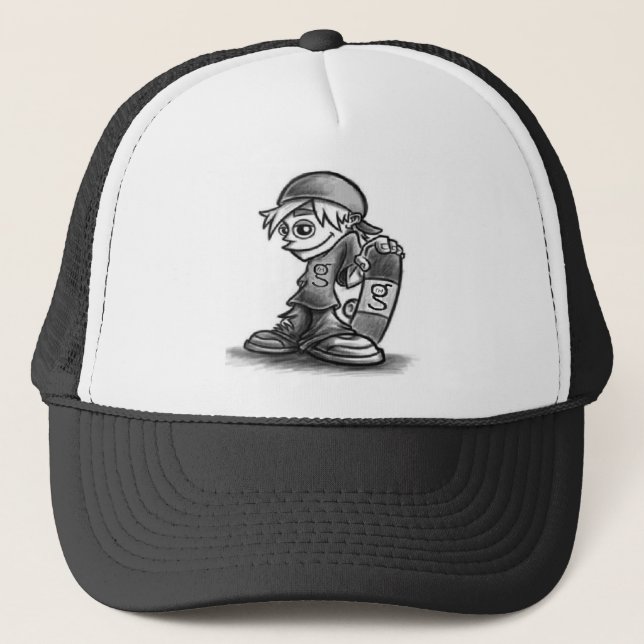 Je suis Casquette de patinage de garçon G (Devant)
