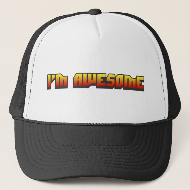 Je suis casquette impressionnant de camionneur (Devant)