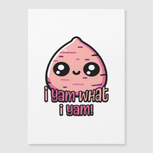 Je suis ce que je suis ! Mignon jeu de mots sur l'