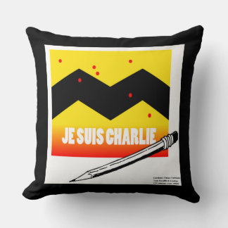 Je Suis Charlie Grand Oreiller Pur Coton