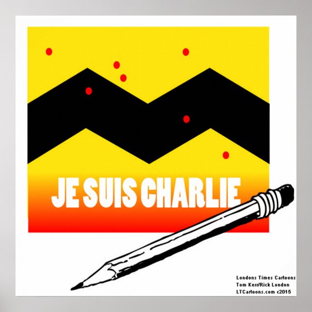 Je suis Charlie Poster (Devant)