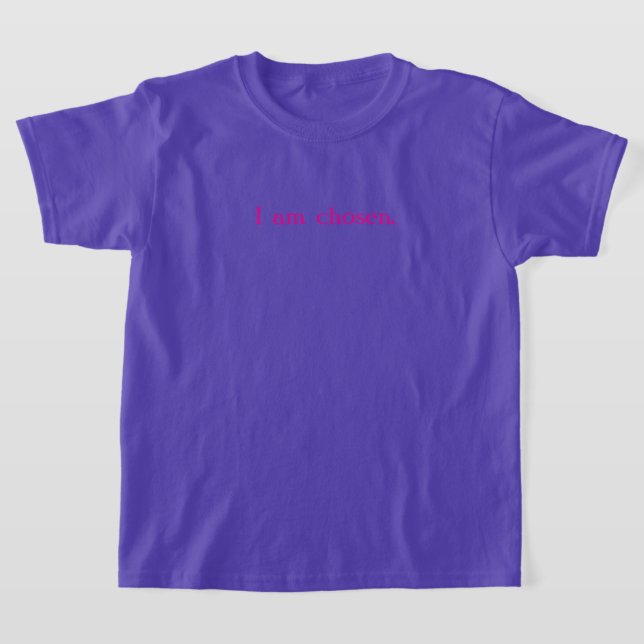 Je suis choisi Girls Basic T-Shirt (Poser)
